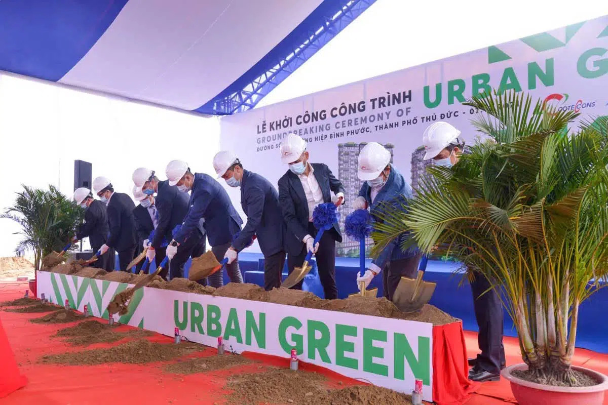 tiến độ dự án căn hộ urban green kusto homes thủ đức hiệp bình chánh
